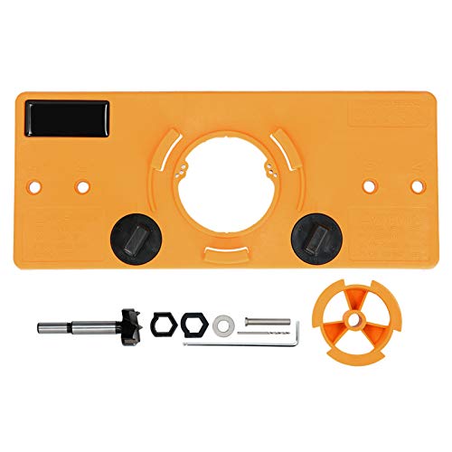 35mm Scharnierloch -Lokator -Jig -Bohrhandbuch DIY Carpenter Holzbearbeitungswerkzeuge Tür Installation Kit gelb 35mm Scharnierloch -Lokator -Jig -Bohrhandbuch DIY Carpenter Holzbearbeitungswerkzeuge Tür Installation Kit gelb von ZykoXental