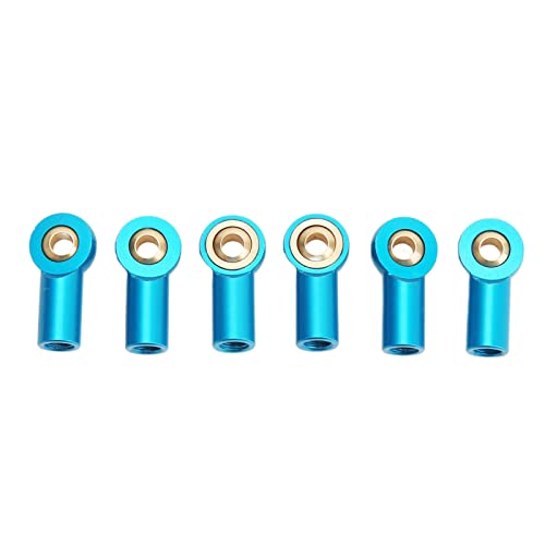 Aluminiumlegierung M3 Verbindungsstange Spurstange Endkugelgelenk für 1/10 RC -Auto Leichtes Design (Blau) von ZykoXental