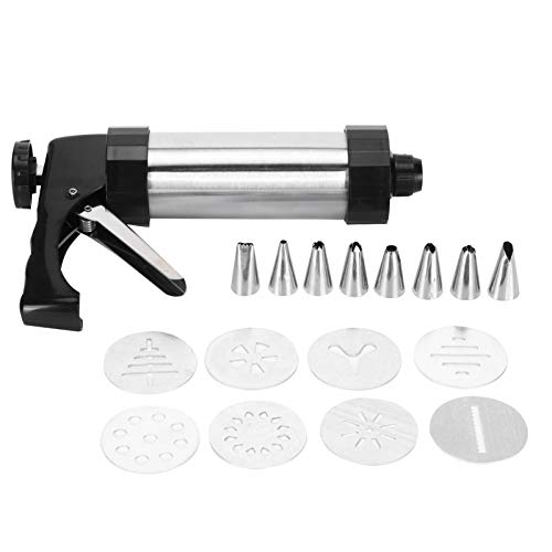 Cookies Kekse Maker Presse Kit Kuchen Gebäck Düse für Küche Cookies Presse Kit Edelstahl Silber 1 Cookies Kekse Maker Presse Kit Kuchen Gebäck Düse für Küche Cookies Presse Kit Edelstahl Silber 1 von ZykoXental