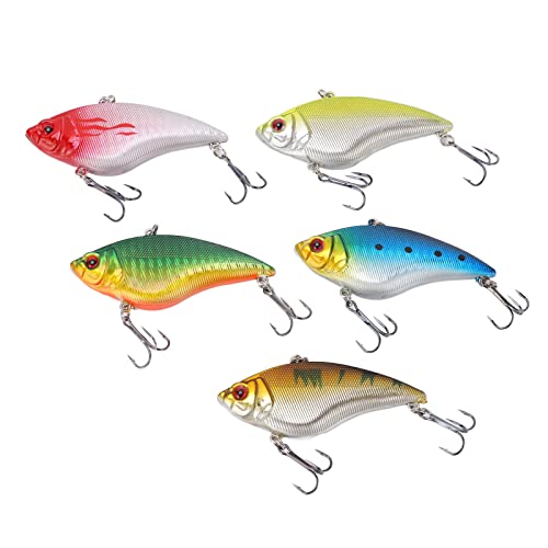 Fischereiköder Hartköder Vib lebensee Schwimbaits 7 cm 16 g für Bassforellen Süßwassersalzwasser von ZykoXental
