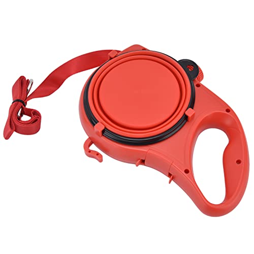 Haustier Leine Multifunktions-Hohl im Inneren Leichte kleine Hunde Leine für Outdoor-Aktivitäten (Rot) von ZykoXental