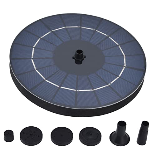 Solar Brunnenpumpe Langlebige multifunktionale Anti -Verstopfungsfilter für Gartenvogelbadbrunnen von ZykoXental