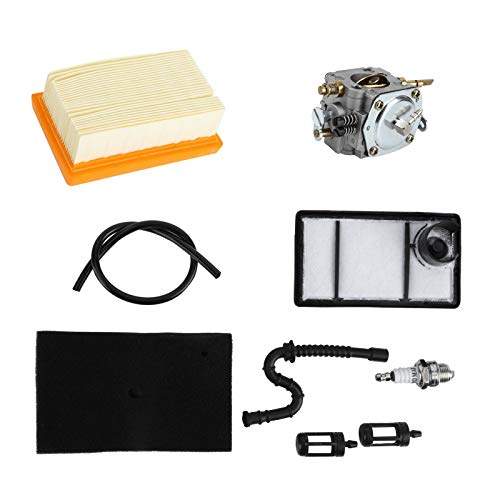 Vergaser Luftfilter Kit Garten Kettensäge Ersatz Zubehör Fit für TS400 TS 400 von ZykoXental