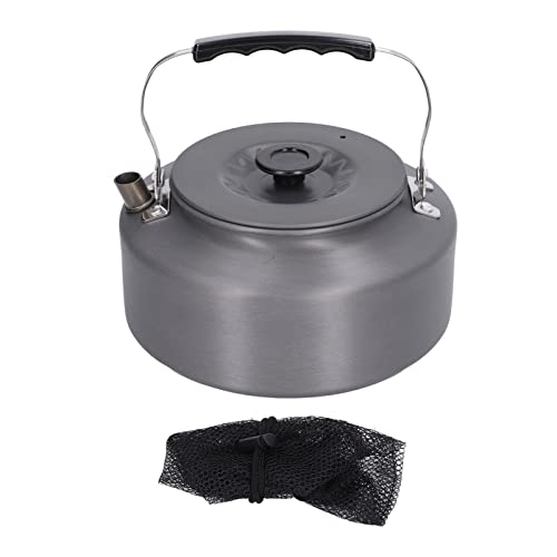 ZykoXental Aluminium tragbares Outdoor -Kaffeekanne Teekannencamping -Picknick von ZykoXental