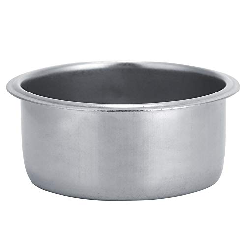 ZykoXental Edelstahl-Kaffeefilter korb nicht unter Druck, einfach zu bedienen für Maschine Haushalts bar 51mm Silber von ZykoXental