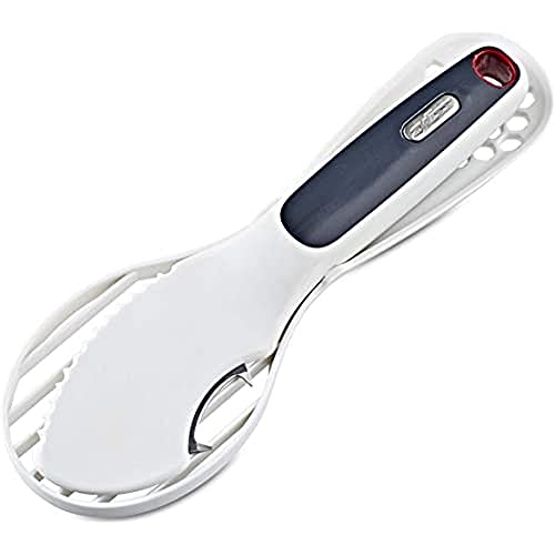 Zyliss E910050 Avocado Schneider, Weiß/Grau, Avocado-Entkerner und-Schneider Kochutensilien, 5 Jahre Garantie von Zyliss