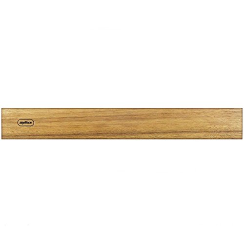 Zyliss Magnetleiste aus Holz Control Magnetische Messerleiste aus Akazienholz für bis zu 6 Messer, Schwarz/Edelstahl, 45 x 6, 5 x 1, 8 cm von Zyliss