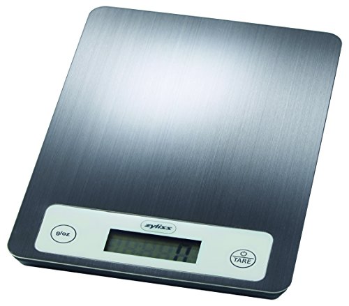 Zyliss E970048 Digitale Küchenwaage, 5 kg/Tara-Funktion, Stahl, 5 Jahre Garantie von Zyliss