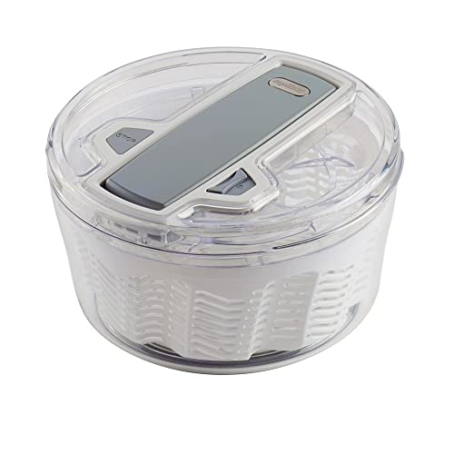 Zyliss E940014 Swift Dry Salatschleuder, Groß, 6L, Kunststoff, Weiß, Salattrockner inklusive Salatschüssel, Aquavent Technologie Zyliss E940014 Swift Dry Salatschleuder, Groß, 6L, Kunststoff, Weiß, Salattrockner inklusive Salatschüssel, Aquavent Technologie von Zyliss