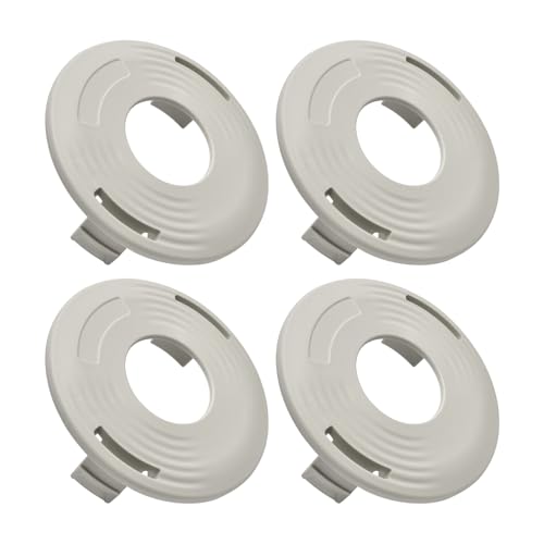 ZyloPlinx Trimmerkopf-Abdeckkappe, kompatibel mit Stihl AutoCut 27-2 KM90R KM91R FS80R FS85R FS70R FS90 FS131R FS130R Teilenummern 4002 713 9712 PP40027139712 4 Stück von ZyloPlinx