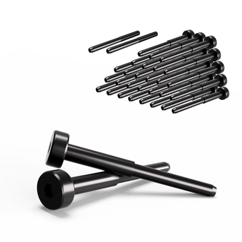 Zylorix Unsichtbare Kabelgeländer-Sets für Kabelgeländer-Systempfosten, Marine-Qualität T316 Spanner und Klemme versteckt für 0,3 cm Kabelgeländer/Treppe/Holzpfosten, Schwarz, 30 Stück Zylorix Unsichtbare Kabelgeländer-Sets für Kabelgeländer-Systempfosten, Marine-Qualität T316 Spanner und Klemme versteckt für 0,3 cm Kabelgeländer/Treppe/Holzpfosten, Schwarz, 30 Stück von Zylorix
