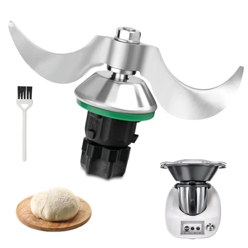 Messer für Vorwerk Thermomix TM6 / TM5 Edelstahl Teigmischmesser, Ersatzteile für Thermomix Teigmesser, Kein Teig-Rückstand, Thermomix Ersatz Zubehör TM6 TM5 Mixmesser Messer für Vorwerk Thermomix TM6 / TM5 Edelstahl Teigmischmesser, Ersatzteile für Thermomix Teigmesser, Kein Teig-Rückstand, Thermomix Ersatz Zubehör TM6 TM5 Mixmesser von Zyluniy