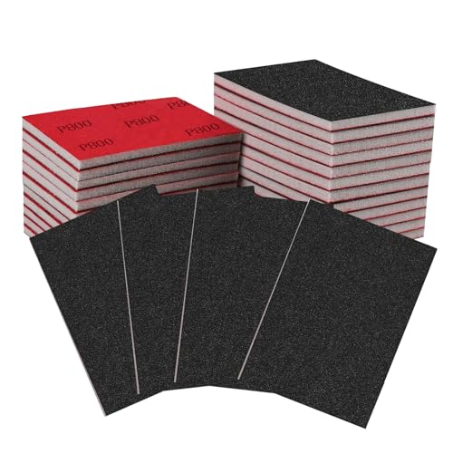 Schleifschwämme, 27 Stück Schleifschwämme Set 180-3000Körnung, Flexibles Nass-Trocken-Schleifpapier, Schleifpads Handschleifblöcke für Trockenbau Holz Möbel Metall Polieren Autokarosseriereparatur Schleifschwämme, 27 Stück Schleifschwämme Set 180-3000Körnung, Flexibles Nass-Trocken-Schleifpapier, Schleifpads Handschleifblöcke für Trockenbau Holz Möbel Metall Polieren Autokarosseriereparatur von Zyluniy