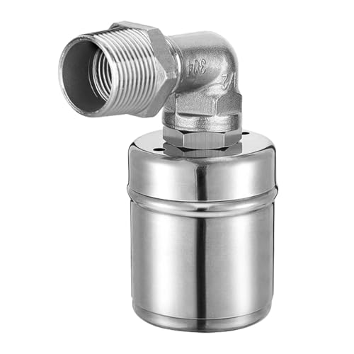 1/2 3/4 1 Zoll 304 Edelstahl-Kugelhahn, automatische Wasserstandskontrolle, schwimmend im Inneren for Turmtanks installiert für Wassertanks, Schwimmbäder, Viehtränken(3/4",Side Water Inlet) von Zymjzbetic