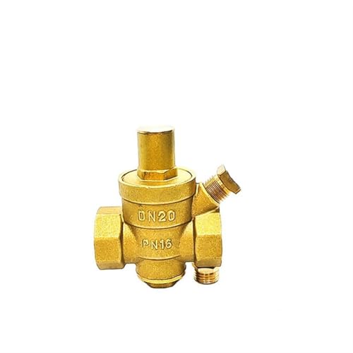 1/2 "3/4" 1 "einstellbare Wasser Reduzierung Ventil Innengewinde Messing Druckmesser Regler Ventile Mit Manometer für Kompressoren und Druckluftwerkzeuge(1-1/4",Valve Without Gauge) von Zymjzbetic