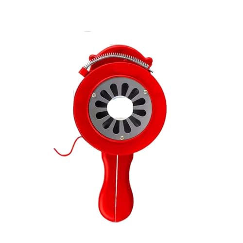 110 dB Manueller Metallalarm Handkurbelsirene Horn Luftangriff Notfallsicherheitswarnsirene for Brandschutzkatastrophen für Notfälle, Sportereignisse(Red-11.5x23cm) von Zymjzbetic