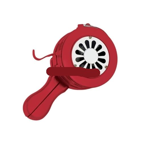 1pc Manuell Betrieben Alarm Hand Kurbel Horn Notfall for Schulen Fabrik für Notfälle, Sportereignisse(Red) von Zymjzbetic