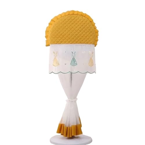 Elektrische Lüfterabdeckung, vollständig verpackt, Staubschutz for den Haushalt, vertikaler Desktop-Lüfter, Tuch, Spitze, Lüfterschutzabdeckungen für Standventilatoren und Tischventilatoren(Color6) von Zymjzbetic