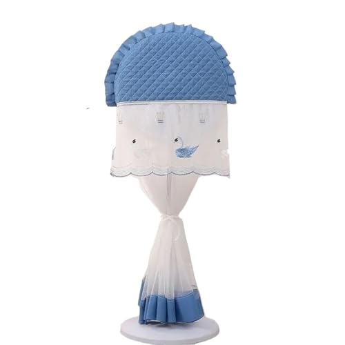 Elektrische Lüfterabdeckung, vollständig verpackt, Staubschutz for den Haushalt, vertikaler Desktop-Lüfter, Tuch, Spitze, Lüfterschutzabdeckungen für Standventilatoren und Tischventilatoren(Color1) von Zymjzbetic