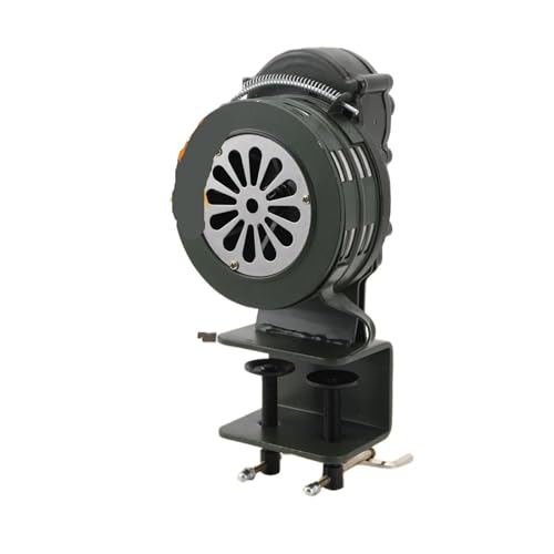 Handkurbel Sirene Horn 110dB Handheld Manuell Betrieben Sicherheit Alarm Air Raid Tragbare für Notfälle, Sportereignisse(LK-100B Green) von Zymjzbetic