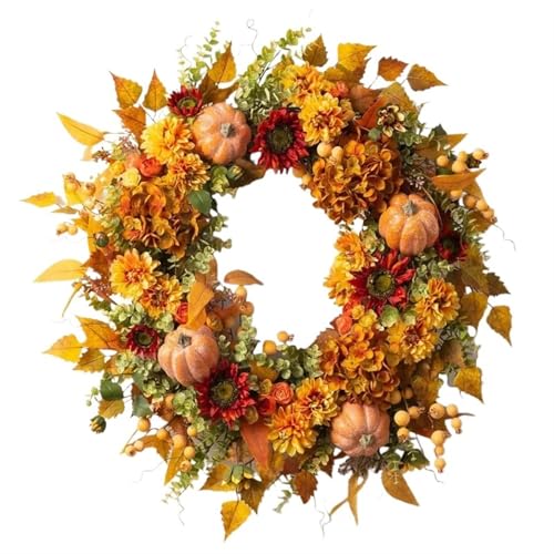 Herbstkränze for die Haustür, Herbst-Ahorn-Sonnenblumen-Kranz, Hortensien-Kranz for Erntedankfest, Türdekoration, Erntefest für die Haustür Herbstkränze for die Haustür, Herbst-Ahorn-Sonnenblumen-Kranz, Hortensien-Kranz for Erntedankfest, Türdekoration, Erntefest für die Haustür von Zymjzbetic