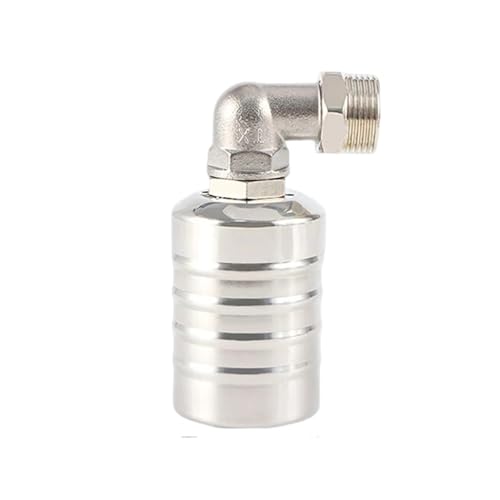 Schwimmender Kugelhahn, Edelstahl, automatisches Wasserstandsregelventil, wasserdicht, korrosionsbeständig, Küchenzubehör für Wassertanks, Schwimmbäder, Viehtränken(3/4",Side Water Inlet) von Zymjzbetic