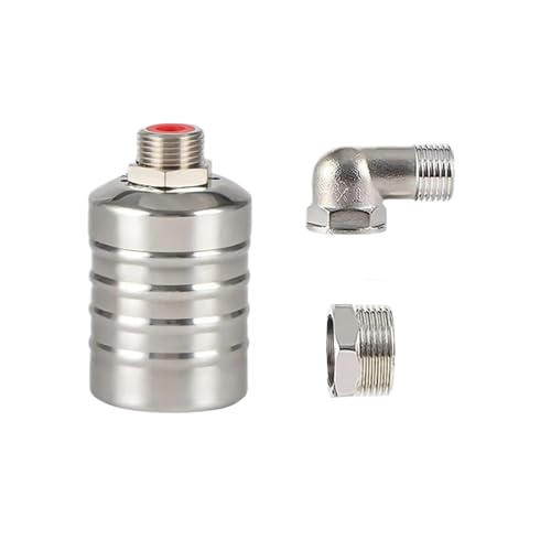 Schwimmerventil, 1/2 Zoll bis 3/4 Wasserschwimmerventil, vollautomatisches zur Wasserstandskontrolle aus Edelstahl 304 für Wassertanks, Schwimmbäder, Viehtränken von Zymjzbetic