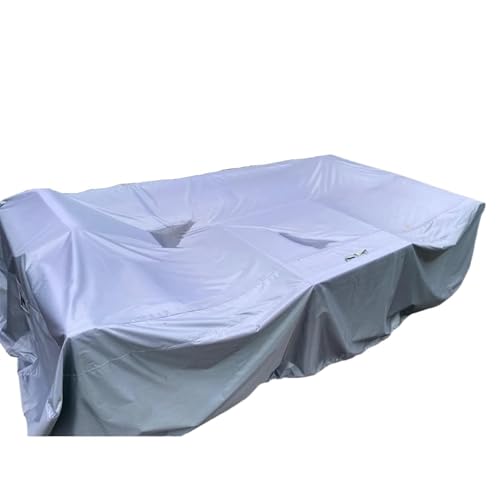 Terrassenmöbel-Abdeckung, Gartenmöbel-Abdeckungen, wasserdichte Gartentisch-Abdeckung for den Garten für Stuhl- und Tischbezüge(Silver,154X90X76cm) von Zymjzbetic