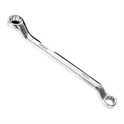 Zymjzbetic 45-Grad-Ringschlüssel, doppelt gekröpfter Ringschlüssel, Werkstatt-/Autoreparaturwerkzeug, Verlängerung zum Greifen von Sechskant- oder Vierkantmuttern(8-10mm wrench) von Zymjzbetic