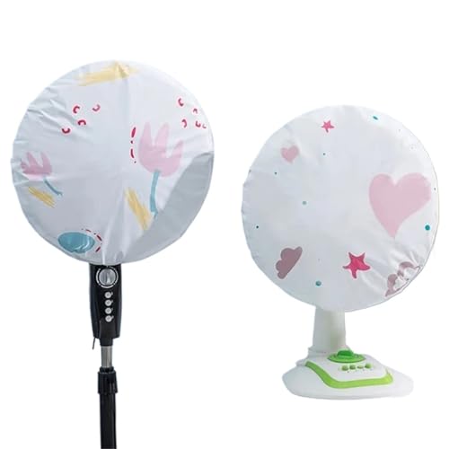 Zymjzbetic Bodenventilator Staubschutz, universelle elektrische Ventilator, einfache Haushaltsventilator-Abdeckung für Standventilatoren und Tischventilatoren(1pcs) von Zymjzbetic