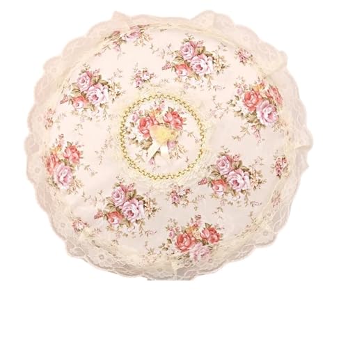 Zymjzbetic Elektrische Lüfterabdeckung, Haushaltsstoff-Staubschutz, runder All-Inclusive-Boden-Desktop-Wandventilator-Abdeckung, elektrische für Standventilatoren und Tischventilatoren(Color7) von Zymjzbetic