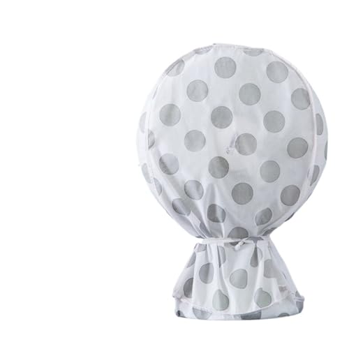 Zymjzbetic Elektrische Lüfterabdeckung, Punktdruck, vollständig abgedeckt, elektrischer Lüfterschutz, Vliesstoff, staubdicht für Standventilatoren und Tischventilatoren(Dots S) von Zymjzbetic