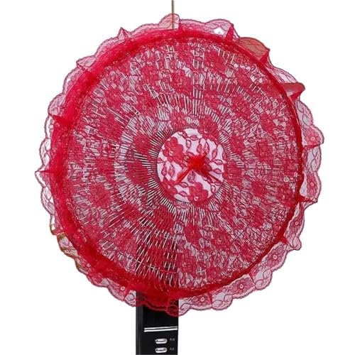 Zymjzbetic Elektrische Lüfterabdeckung, Staubschutz for elektrische Lüfter, Schutzabdeckung beim Starten, runde Universal-Lüfterabdeckungen für Standventilatoren und Tischventilatoren(Color3) von Zymjzbetic