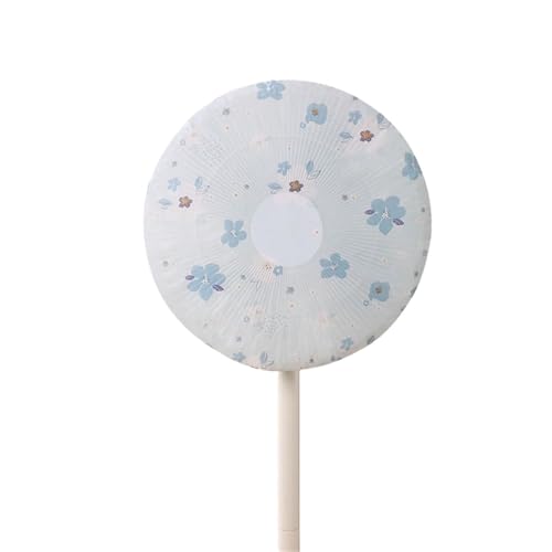 Zymjzbetic Elektrische Lüfterabdeckung, einfache staubdichte elektrische, runder Cartoon-Musterdruck, for Kinder, Fingerschutz für Standventilatoren und Tischventilatoren(Color8) von Zymjzbetic