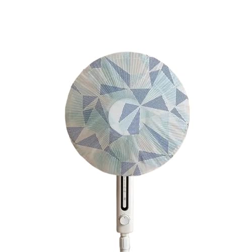 Zymjzbetic PEVA Elektrische Ventilator Staubdichte Schutzhülle Haushalt Boden Schutz Tasche Cartoon Druck Fan Abdeckung Runde für Standventilatoren und Tischventilatoren(Type 4,L-about 50x23cm) von Zymjzbetic