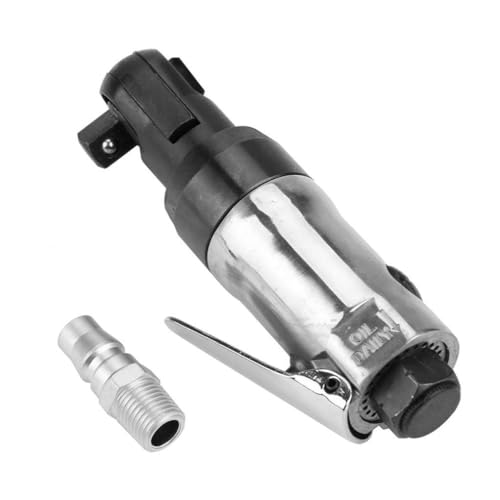 Zymoplas 1/4-Zoll-Vierkantantrieb, gerader Schraubenschlüssel, pneumatischer Druckluft-Ratschenschlüssel, professionelle Torsion, verstellbares Werkzeug, Reparaturteile von Zymoplas