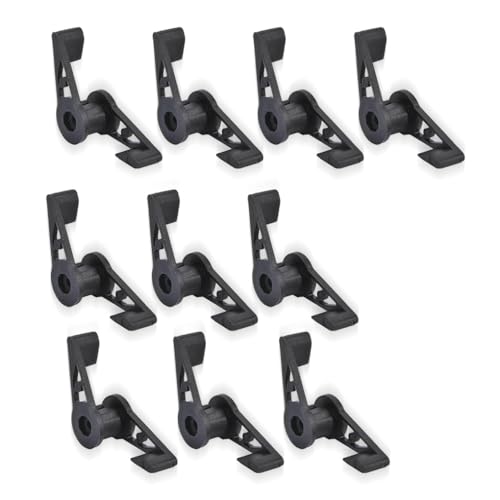 Zymoplas 10 Stück Kletterpflanzen-Biegeclips Rotation Vine Stem Grow Guide Trainer Indoor Outdoor Support Zubehör von Zymoplas