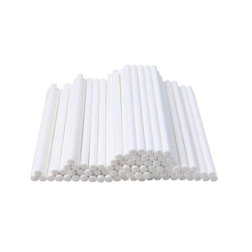 Zymoplas 100 Stück Candy Solid Sticks Chocolate Rods Assorted Kit Dessert Making DIY Crafting Bakery Accessory Kitchen Gadget, 15cm von Zymoplas