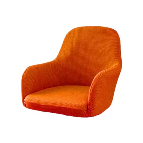 Zymoplas 2 Paket/los Langlebige Und Leichte Stuhl Abdeckung Mit Armlehnen Set Hochlehner Stühle Polyester Esszimmer Stuhl Abdeckung, Orange von Zymoplas