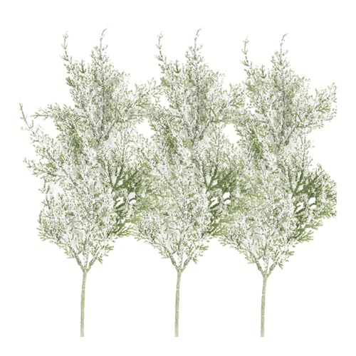 Zymoplas 3 Stück flexible künstliche Tannenzweige für vielseitige Weihnachtsdekoration, künstliche Weihnachtsblumen, Weihnachtslaub, Schneeflocken Stil, 3 Stöcke Zymoplas 3 Stück flexible künstliche Tannenzweige für vielseitige Weihnachtsdekoration, künstliche Weihnachtsblumen, Weihnachtslaub, Schneeflocken Stil, 3 Stöcke von Zymoplas
