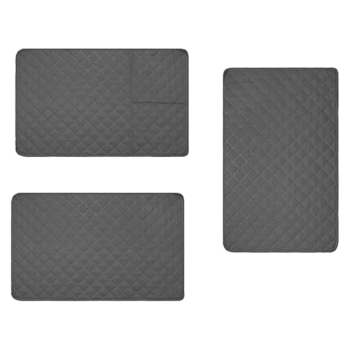 Zymoplas 3 teiliger Sesselbezug mit Mehreren Funktionen, pflegen, Polyester Sofa Armlehnenbezug, universelle Passform von Zymoplas