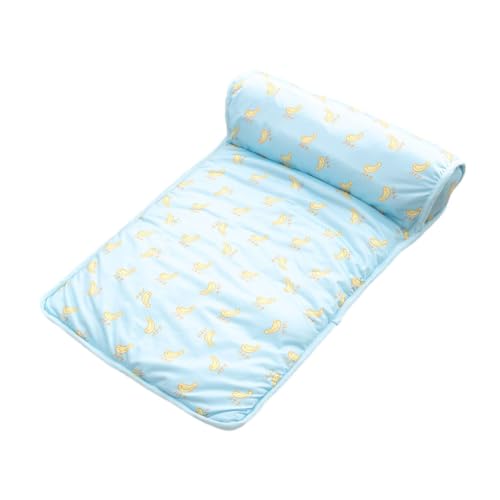 Zymoplas Bequemes und weiches Haustierkissen für Hunde und Katzen, Heimtierbedarf, Katzendecke, Blaue Banane, klein: 60 x 40 cm von Zymoplas