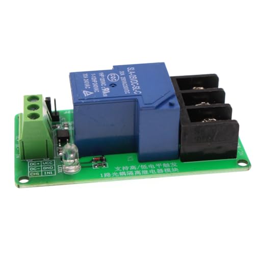 Zymoplas DC 5V 12V Power Control Relay Modul DIY Crafting 30A Opto Isolationsschalter Platine Zubehör Ersatzteile, 1 Weg von Zymoplas