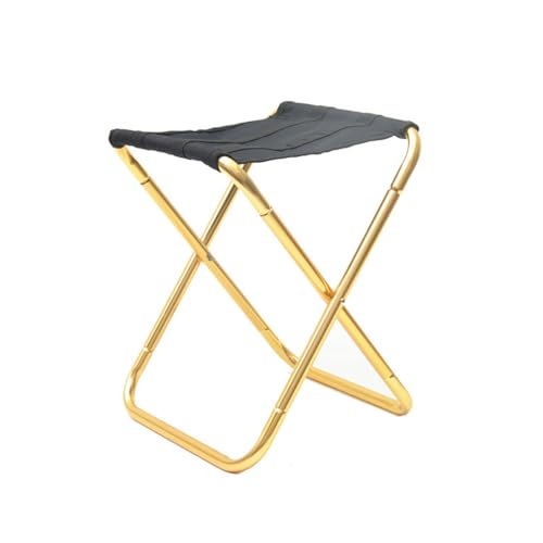 Zymoplas Faltbarer Hocker aus Oxford Stoff Rostfreier Stuhl für den Außenbereich, Hinterhof, Garten, Camping, Malen, Entspannender Sitz mit Aufbewahrungstasche, Gold Zymoplas Faltbarer Hocker aus Oxford Stoff Rostfreier Stuhl für den Außenbereich, Hinterhof, Garten, Camping, Malen, Entspannender Sitz mit Aufbewahrungstasche, Gold von Zymoplas