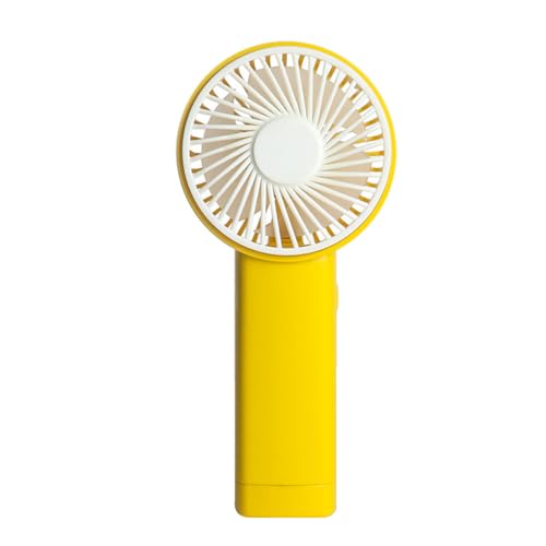 Zymoplas Handgebläse Single Speed Portable Natural Wind Travel Cooler Button Control Outdoor Indoor Walking Cooling Device, Gelb Zymoplas Handgebläse Single Speed Portable Natural Wind Travel Cooler Button Control Outdoor Indoor Walking Cooling Device, Gelb von Zymoplas