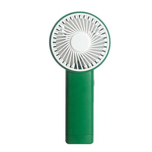 Zymoplas Handgebläse Single Speed Portable Natural Wind Travel Cooler Button Control Outdoor Indoor Walking Cooling Device, Grün von Zymoplas