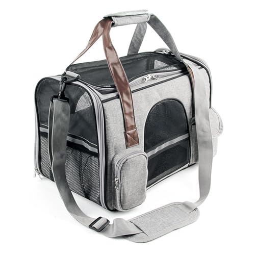 Zymoplas Haustiertasche Oxford Stoffträger Mesh Atmungsaktive Handtasche Abnehmbarer Schultergurt Tragbare Flugzeug Kleintiertasche Zymoplas Haustiertasche Oxford Stoffträger Mesh Atmungsaktive Handtasche Abnehmbarer Schultergurt Tragbare Flugzeug Kleintiertasche von Zymoplas