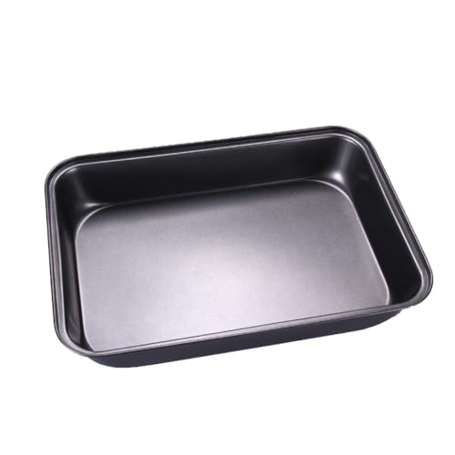 Zymoplas Kohlenstoffstahl Kuchenform Antihaft Frittenbrot Plätzchen Pfanne BBQ Hitzebeständige Form Mikrowelle Backformen Küchenhelfer, S/30CM*20CM Zymoplas Kohlenstoffstahl Kuchenform Antihaft Frittenbrot Plätzchen Pfanne BBQ Hitzebeständige Form Mikrowelle Backformen Küchenhelfer, S/30CM*20CM von Zymoplas
