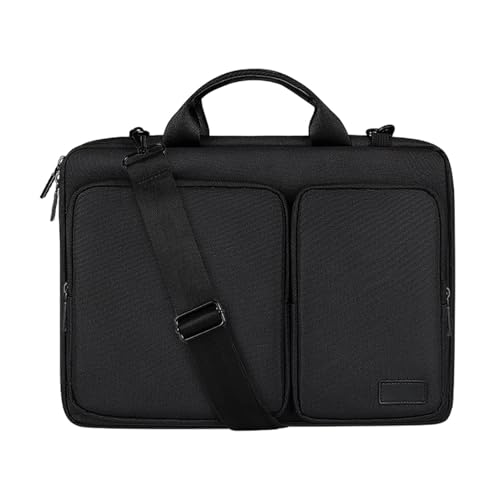 Zymoplas Laptoptasche, großes Fassungsvermögen, wasserdicht und stoßfest, leicht und einfach zu tragen, Business Laptop Aktentasche, Schwarz, 14.1/15.4 Zoll Zymoplas Laptoptasche, großes Fassungsvermögen, wasserdicht und stoßfest, leicht und einfach zu tragen, Business Laptop Aktentasche, Schwarz, 14.1/15.4 Zoll von Zymoplas