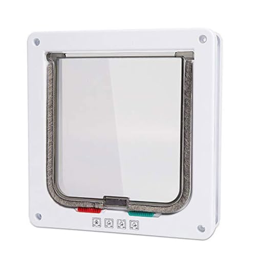 Zymoplas Sichere und ungiftige Katzentür. Langlebig und langlebig. Einfach zu installierende Haustierklappe aus Kunststoff für Katzen und kleine Hunde Zymoplas Sichere und ungiftige Katzentür. Langlebig und langlebig. Einfach zu installierende Haustierklappe aus Kunststoff für Katzen und kleine Hunde von Zymoplas